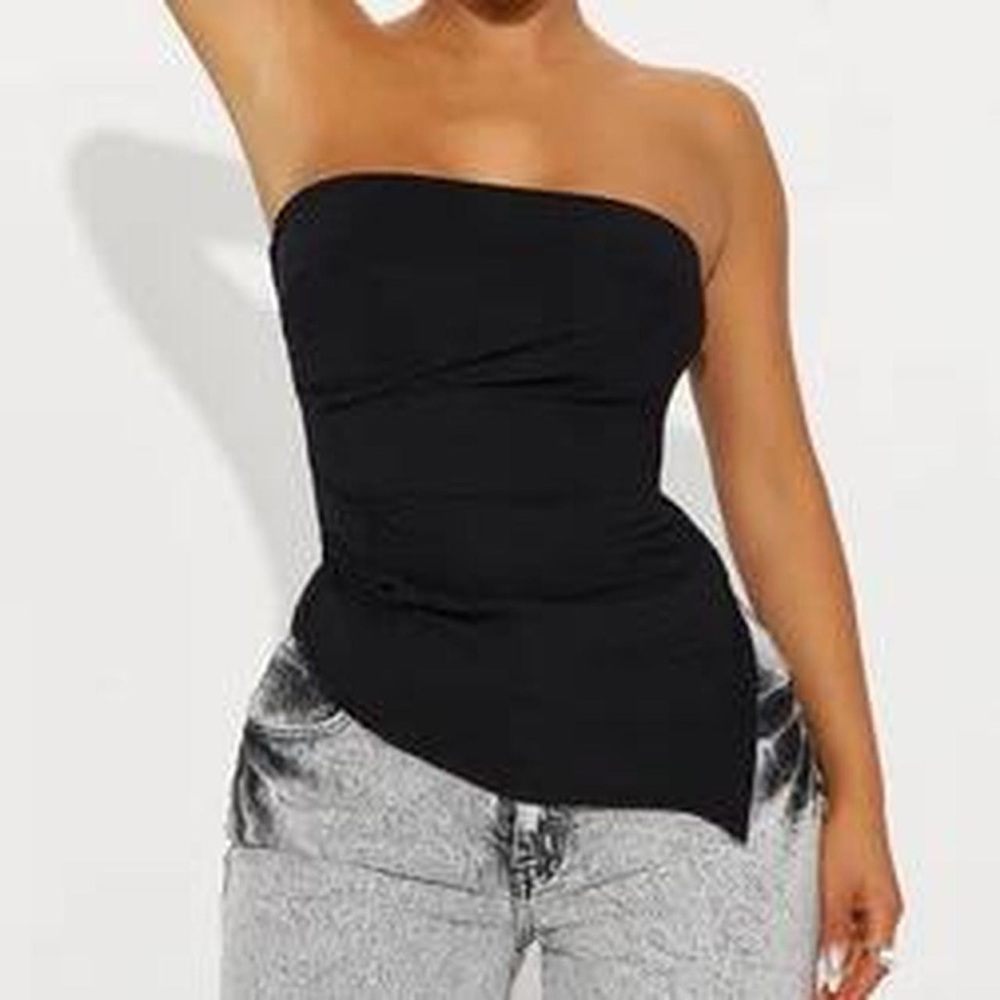 Black Fashion Nova Tube Top